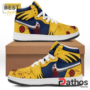 deadpool wolverine special yellow air jodan 1 hightop shoes 1 u6lbD