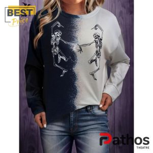 halloween dancing skeleton sweatshirt 3 7xBvV