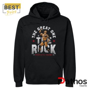 mens 500 level black the rock the great one hoodie 1 JfHso