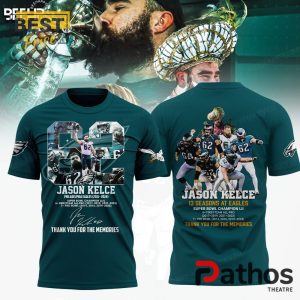 mens jason kelce 13 season memories hoodie 4 adU7Y