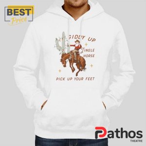 giddy up jingle horse pick up your feet cowboy christmas t shirt 2 KlK0t