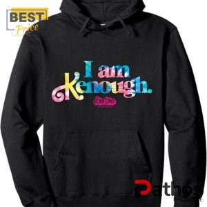 barbie the movie i am kenough tie dye hoodie 1 p4qwZ