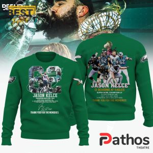 jason kelce x philadelphia eagles 13 seasons memories hoodie 3 HcYZi