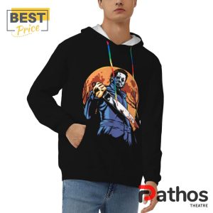 michael myers art halloween hoodie 1 mArwd