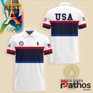 premium usa team paris 2024 mens white polo shirt 2 2fDvL