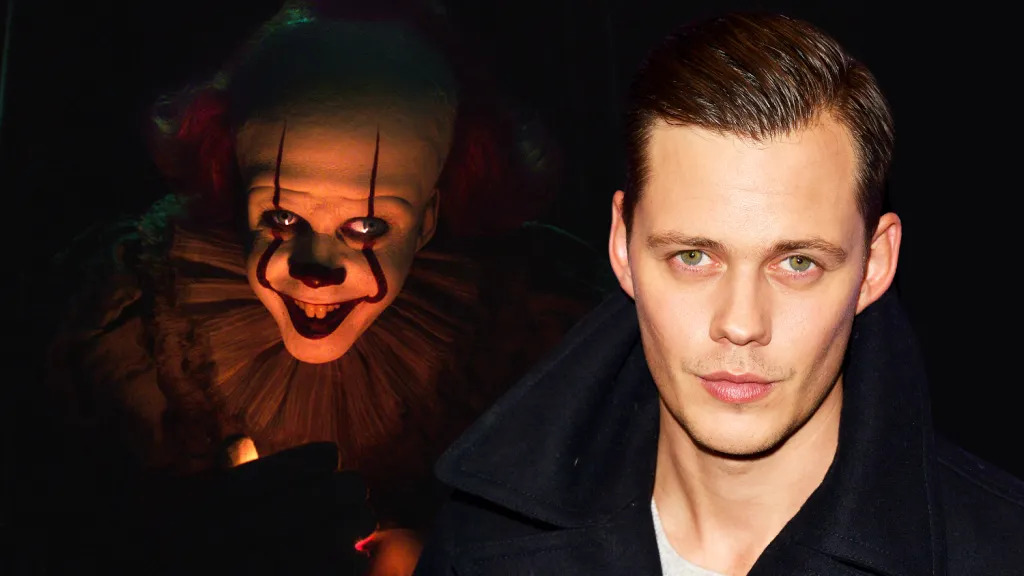 Pennywise and Bill Skarsgard