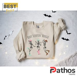 dancing skeleton spooky sweatshirt 1 718L2