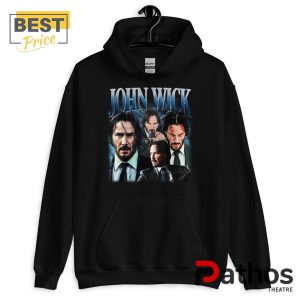 John Wick Keanu Reeves De Conception Black Hoodie