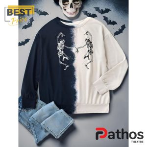 halloween dancing skeleton sweatshirt 1 J9oa2