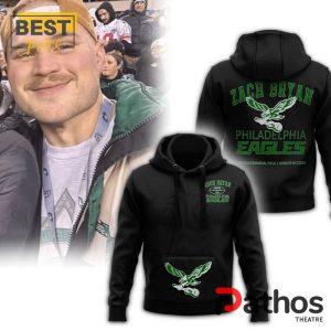 2024 philadelphia eagles x zach bryan black gifts hoodie 1 5iZrJ