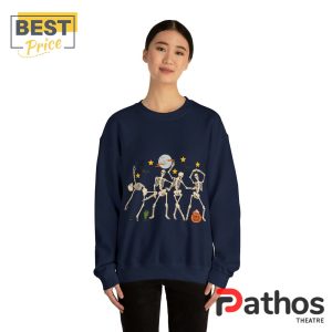 dancing skeletons halloween sweatshirt 3 8nWf6