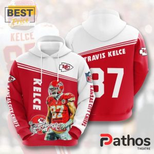 kansas city chiefs travis kelce signatures hoodie 2 dKzd6