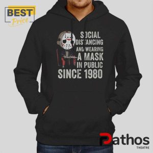 funny horror halloween social distancing t shirt 2 7Zzun