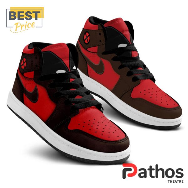 Deadpool & Wolverine 2024 Red Air Jordan 1 Hightop Shoes