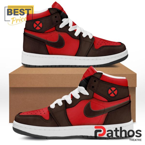 Deadpool & Wolverine 2024 Red Air Jordan 1 Hightop Shoes