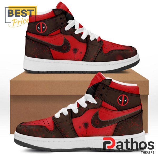 Deadpool & Wolverine Special Red Air Jordan 1 Hightop Shoes