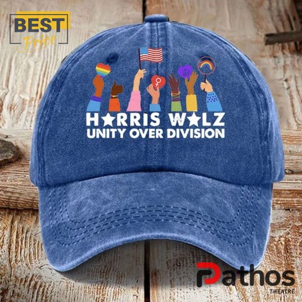 Harris Walz Unity Over Division Cap