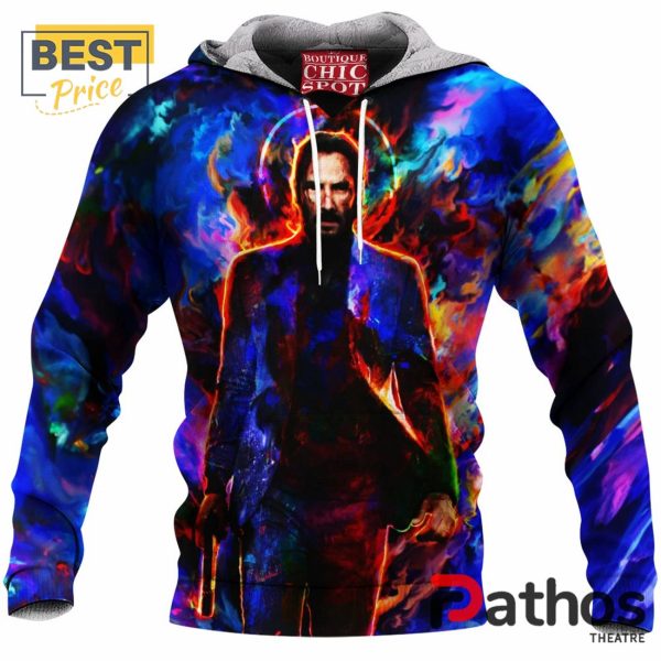 John Wick Keanu Reeves Fleece Hoodie