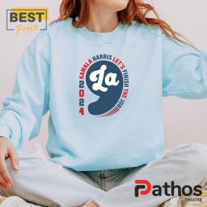 2024 kamala harris lets finish the job hoodie 2 rWYrO