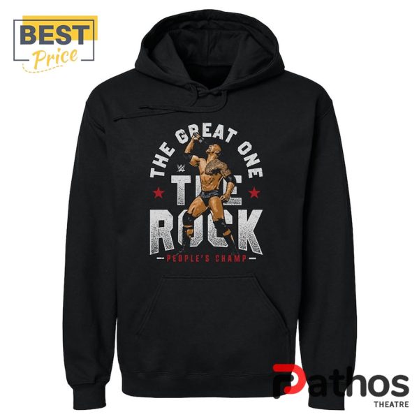 Men’s 500 Level Black The Rock The Great One Hoodie