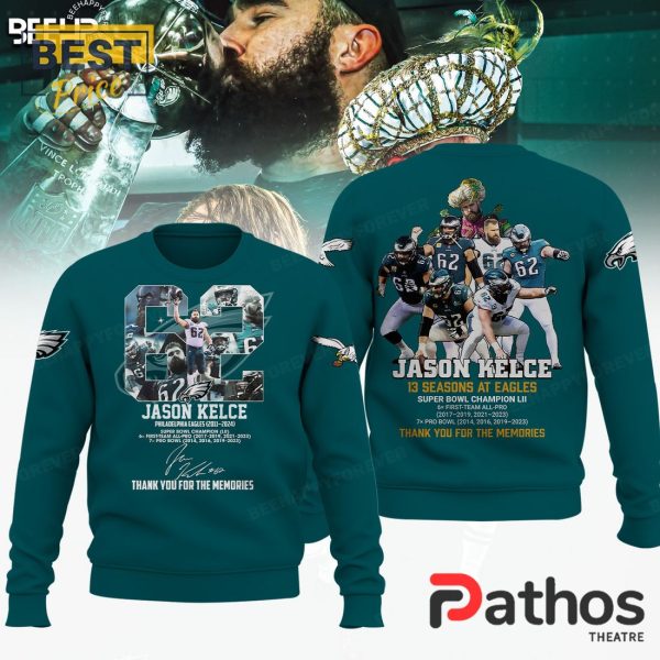 Men’s Jason Kelce 13 Season Memories Hoodie