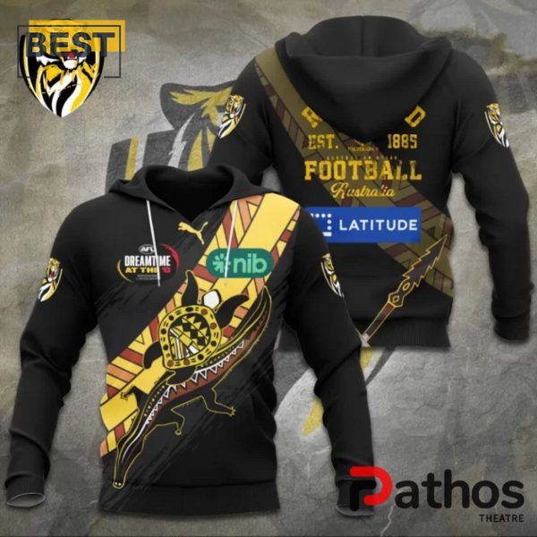 Richmond FC Football Australia Black Hoodie