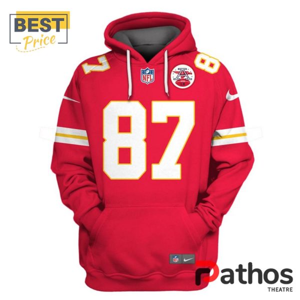 Travis Kelce Kansas City Chiefs Champion Red Hoodie