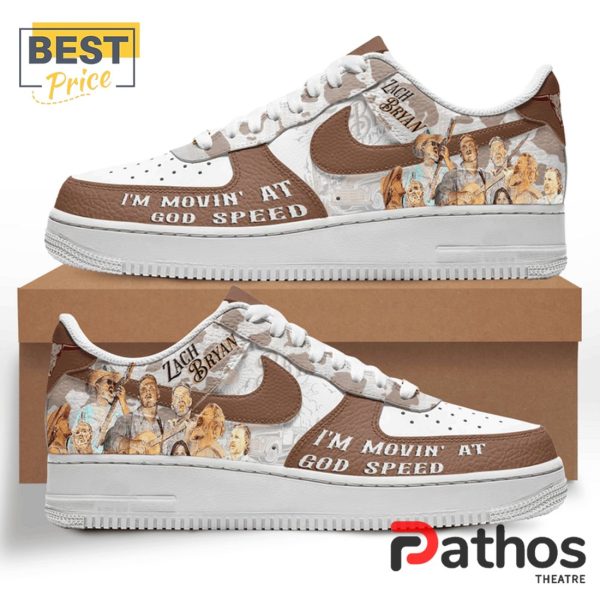 Zach Bryan’s I Movin At God Speed Air Force 1 Sneakers