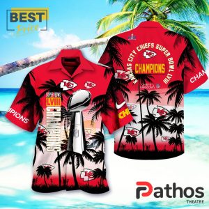 nfl kansas city chiefs palm tree hawaiian shirt short 1 KacQT