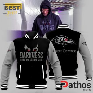 mens baltimore ravens darkness baseball jacket 2 Ebcwc