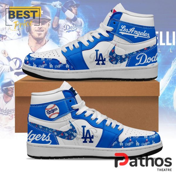 2024 Los Angeles Dodgers MLB Sports Air Jordan 1 Hightop