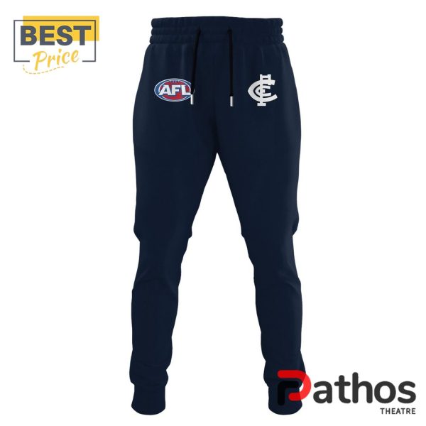 2024 PUMA Carlton Heritage Guernsey Hoodie. Jogger, Cap