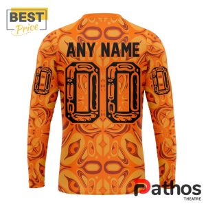 nhl edmonton oilers custom national day for truth and reconciliation hoodie 7 tL5L7