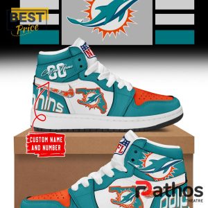 nfl miami dolphins custom air jordan 1 hightop 1 pXUiX