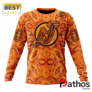 nhl new jersey devils custom national day for truth and reconciliation hoodie 6 0dTAS