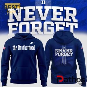 The Brotherhood Never Forget Navy Hoodie