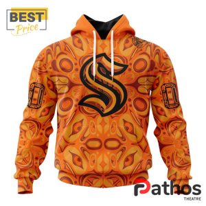 NHL Seattle Kraken Custom National Day For Truth And Reconciliation Hoodie