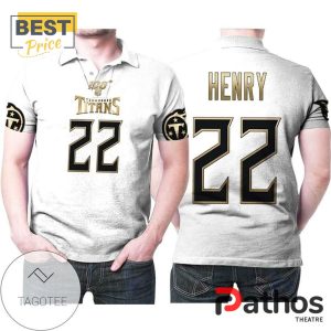 derrick henry tennessee titans sports grey polo 2 dubkk