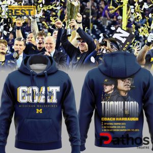 thank you coach harbaugh michigan wolverines hoodie 1 az33P