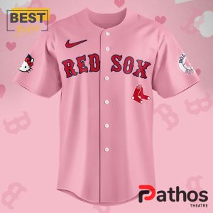 limited edition boston red sox hello kitty pink jersey 2 U6o3q