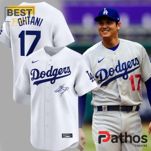 los angeles dodgers shohei ohtani signatures jersey 2 bwaxX