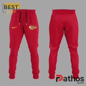 kansas city chiefs are all in red hoodie jogger cap 4 gTNJu