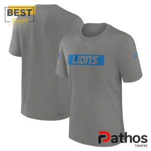 detroit lions sideline player performance grey shirt 2 8jawP