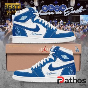 los angeles dodgers custom name air jordan 1 hightop 1 WxeJg