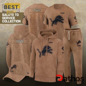 Detroit Lions 2023 Salute To Service Club Hoodie, Jogger, Cap