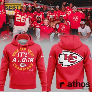 kansas city chiefs its a lock hoodie jogger cap 1 5Kbgz