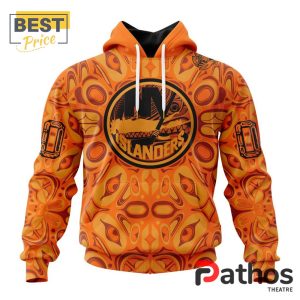 NHL New York Islanders Custom National Day For Truth And Reconciliation Hoodie