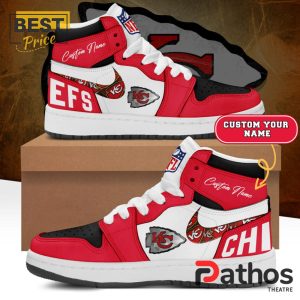 limited nfl kansas city chiefs custom air jordan 1 hightop 1 JzsWk