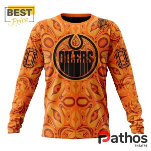 nhl edmonton oilers custom national day for truth and reconciliation hoodie 6 whkkk