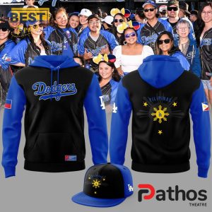 los angeles dodgers its filipino heritage night hoodie jogger cap 1 c6MvY